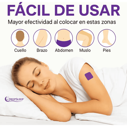 DEEPSLEEP™ Parches Para Dormir con Melatonina Natural Pack 2X1