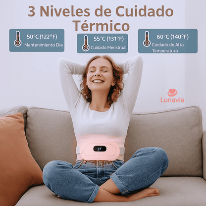 Lunavia™ Cinturón Térmico Menstrual - ¡EL MEJOR ALIADO PARA TU CICLO MENSTRUAL!