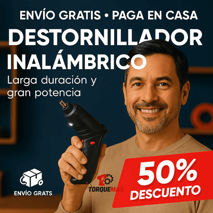 TorqueMax™ Destornillador Inalámbrico de Alta Potencia