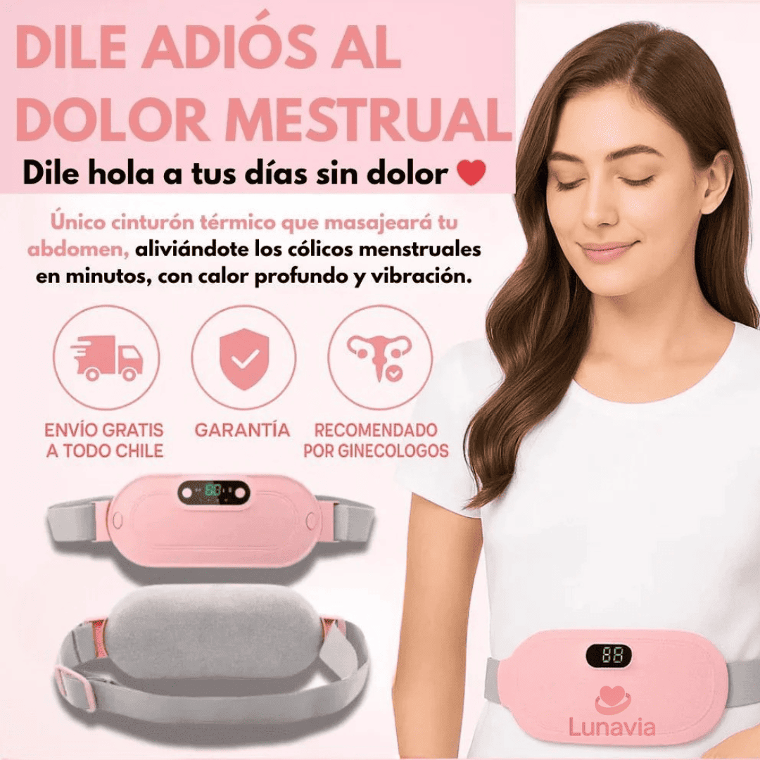 Lunavia™ Cinturón Térmico Menstrual - ¡EL MEJOR ALIADO PARA TU CICLO MENSTRUAL!