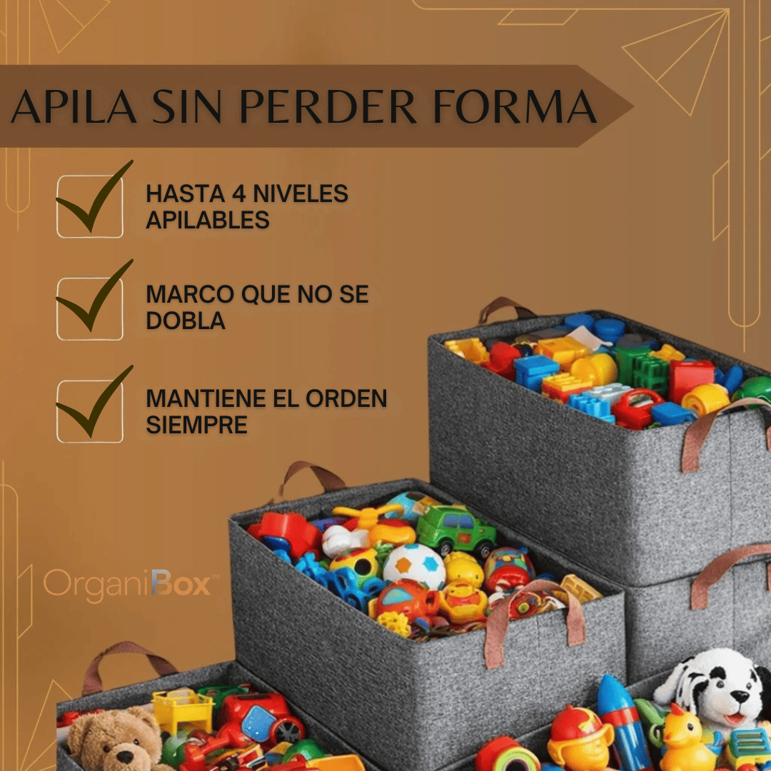OrganiBox™ Caja Organizadora Plegable Multifuncional Pack x2