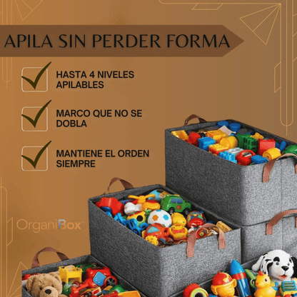 OrganiBox™ Caja Organizadora Plegable Multifuncional Pack x2