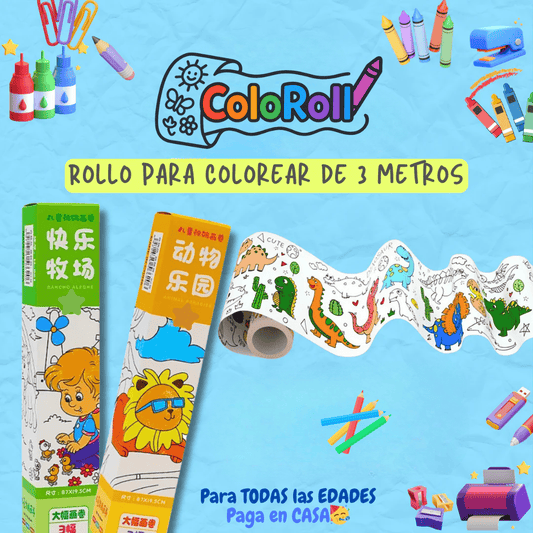 ColoRoll™ Rollo para Colorear de 3 Metros