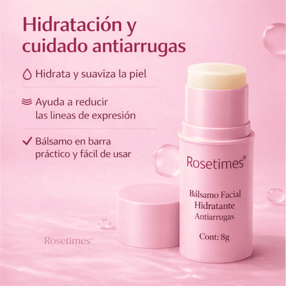 Rosetimes™ Bálsamo Facial Hidratante Antiarrugas, Piel sin Imperfecciones
