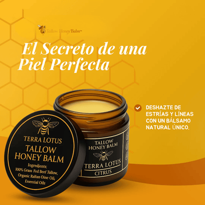 Tallow Honey Balm™ Bálsamo Orgánico de Sebo de Res y Miel Hidratación Ancestral