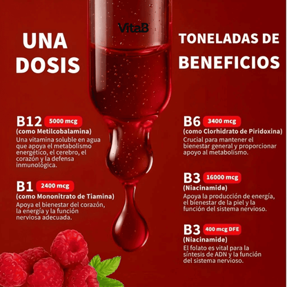 VitaB™ Complejo B Triple Acción Máxima Energía y Enfoque