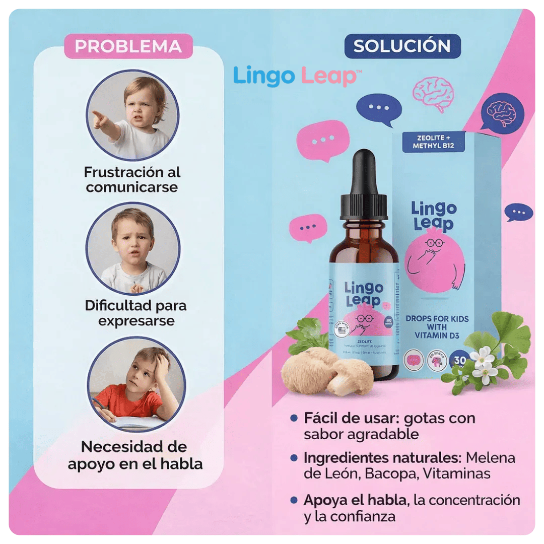 Lingo Leap™ Suplemento para el Desarrollo del Lenguaje y Enfoque