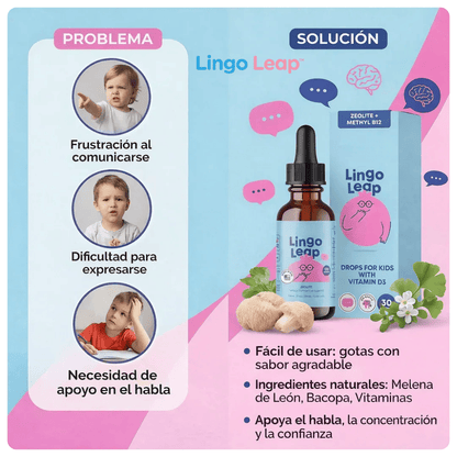 Lingo Leap™ Suplemento para el Desarrollo del Lenguaje y Enfoque