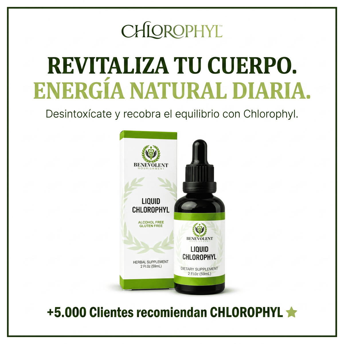 CHLOROPHYL™ Clorofila Líquida Concentrada – Suplemento Natural 2x1