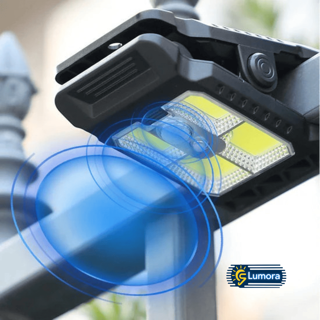 Lumora™ Clip Led Solar para Exteriores Portátil