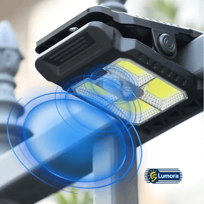 Lumora™ Clip Led Solar para Exteriores Portátil