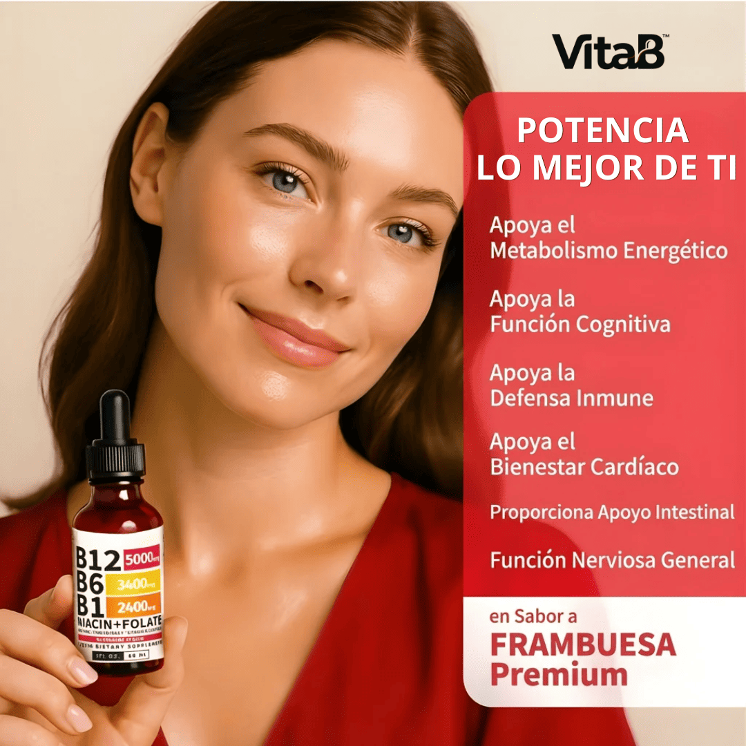 VitaB™ Complejo B Triple Acción Máxima Energía y Enfoque