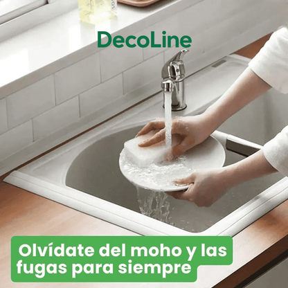 DecoLine™ Cinta Selladora Impermeable para Baño y Cocina Pack x2 12M