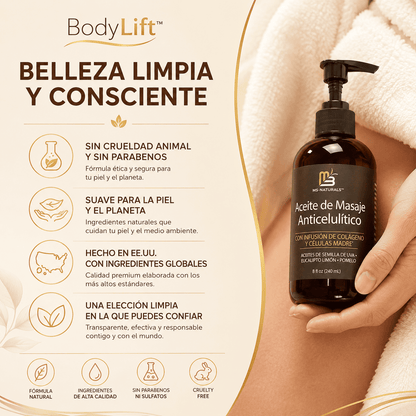 BodyLift™ Aceite Masaje Corporal Reafirmante Anticelulitis