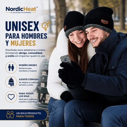 NordicHeat™ Pack Invierno: 2 Gorros + 2 Bufandas Térmicas Unisex