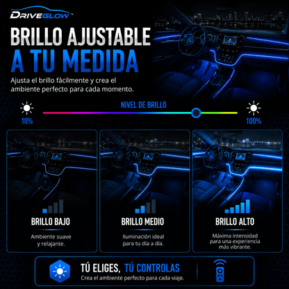 DriveGlow™ Cinta Led Pro para Auto con Control