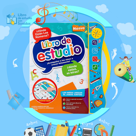 Libro de Estudio con Sonido para Niños