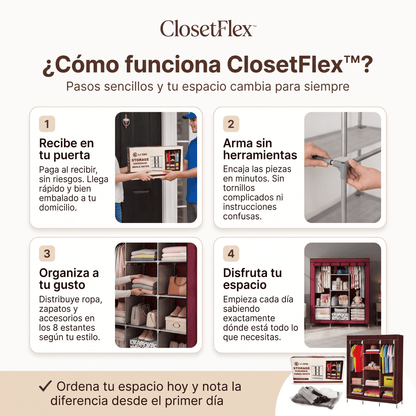 ClosetFlex™ Closet Armable Multiuso
