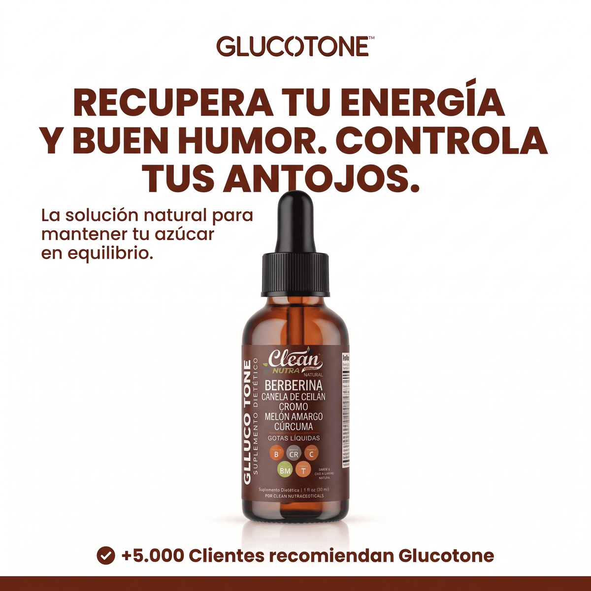 Glucotone™ Berberina en Gotas Apoya el Equilibrio de la Glucosa