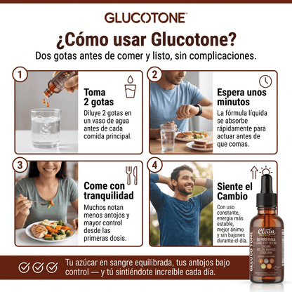 Glucotone™ Berberina en Gotas Apoya el Equilibrio de la Glucosa