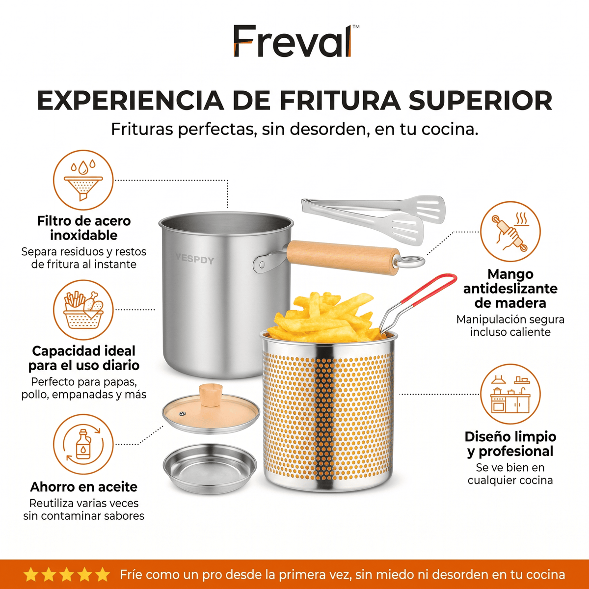 Freval™ Olla Freidora Multiuso