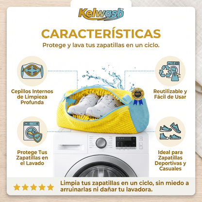 Kelwash™ Bolsa de Lavado para Zapatillas