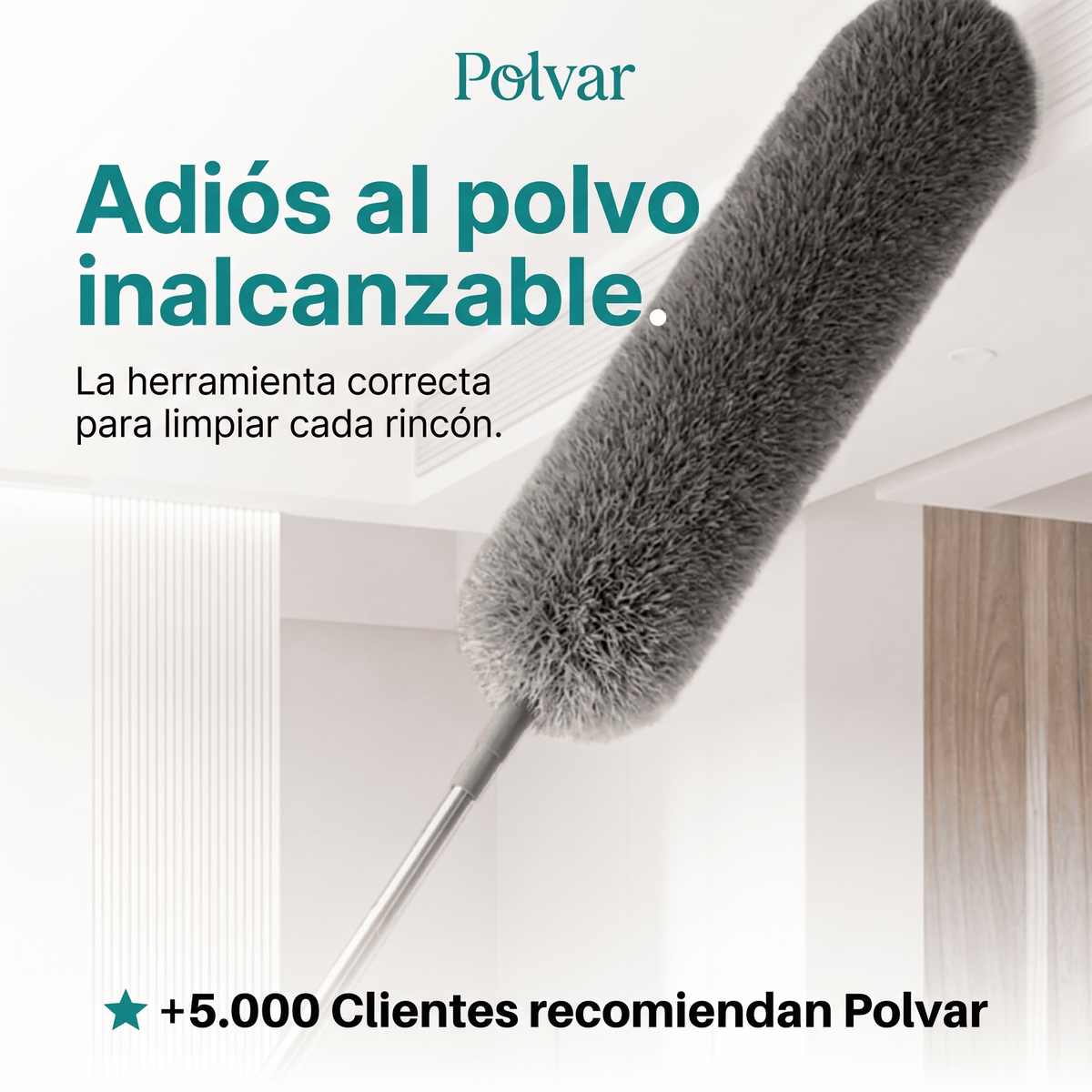 Polvar™ Plumero Extensible Multiuso 2x1