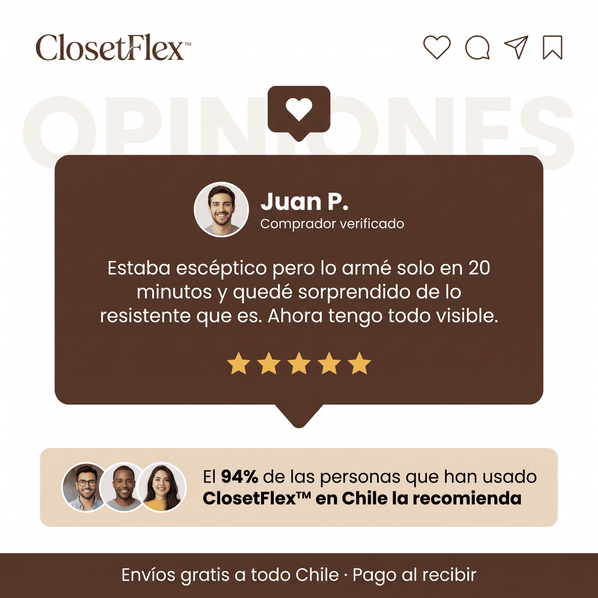 ClosetFlex™ Closet Armable Multiuso