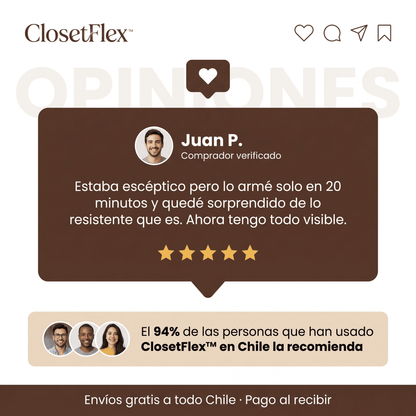 ClosetFlex™ Closet Armable Multiuso
