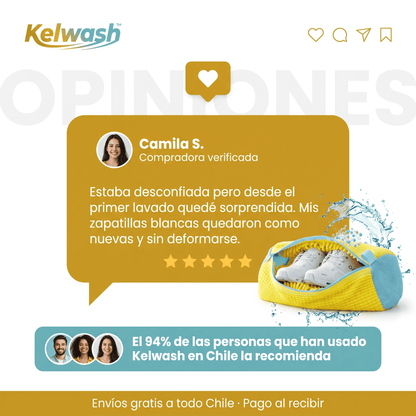 Kelwash™ Bolsa de Lavado para Zapatillas