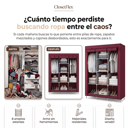 ClosetFlex™ Closet Armable Multiuso