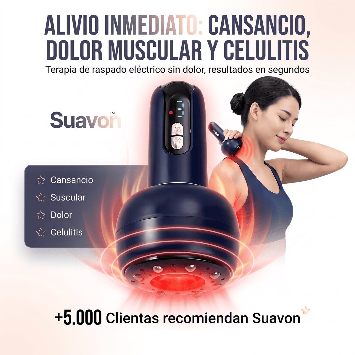 Suavon™ Masajeador de Terapia con Succión,Reductor Celulitis