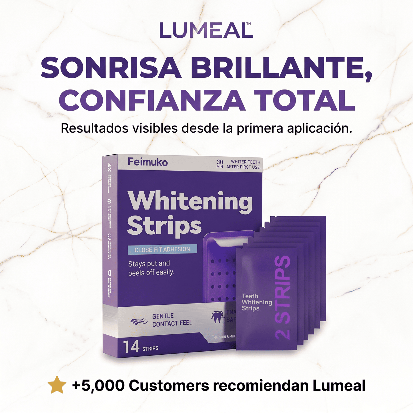 Lumeal™ Tiras blanqueadoras dentales