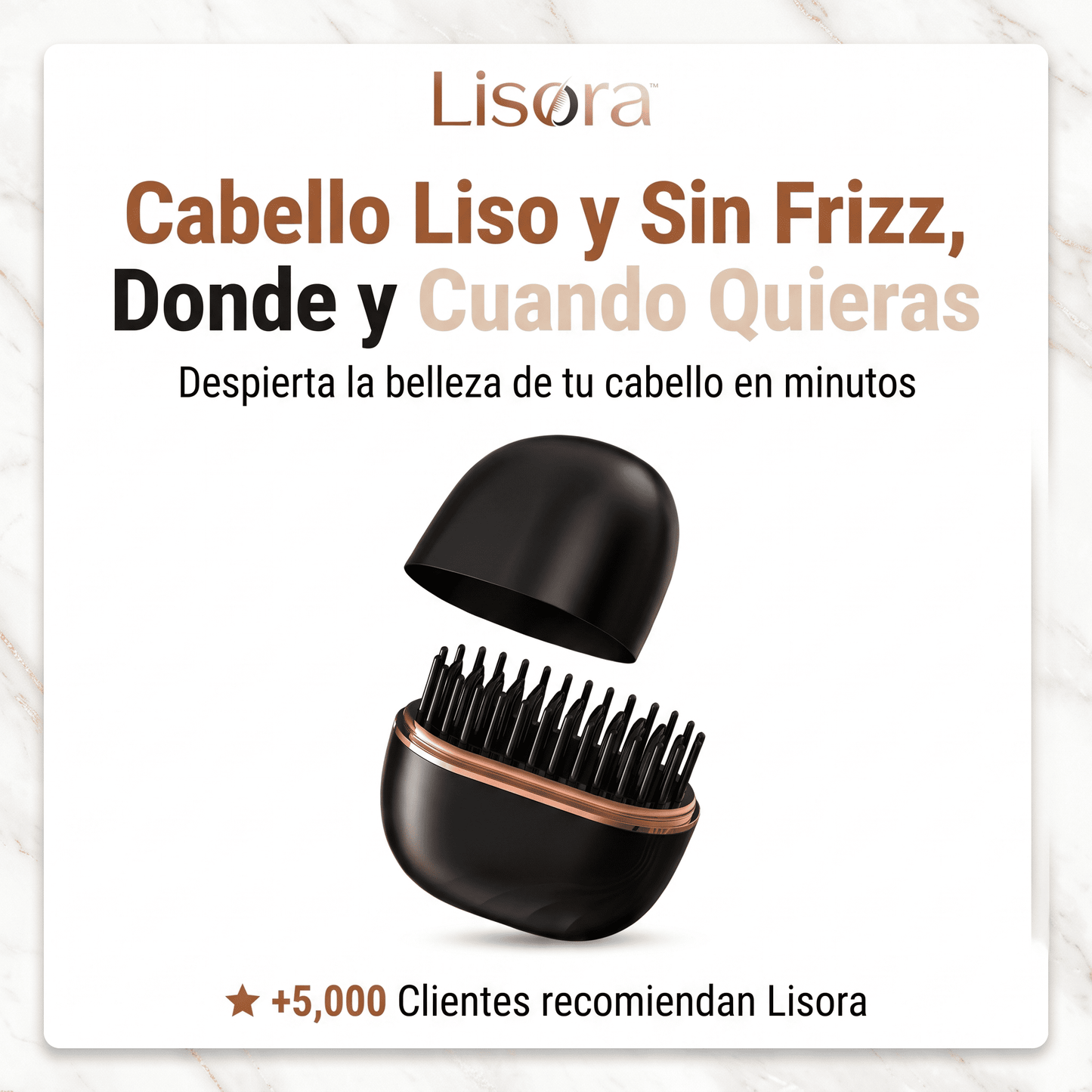 Lisora™ Peine Compacto Digital Alisador
