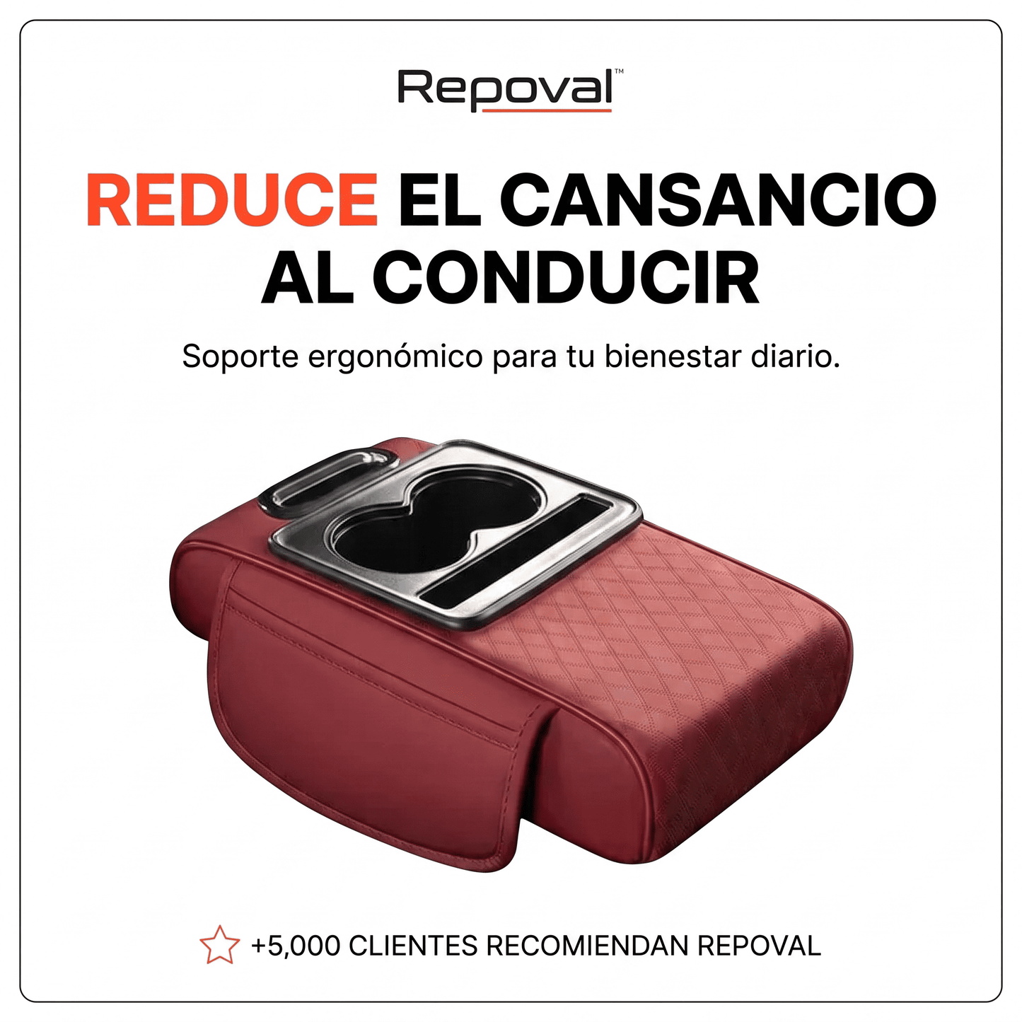 Repoval™ Apoyabrazos Universal para Auto