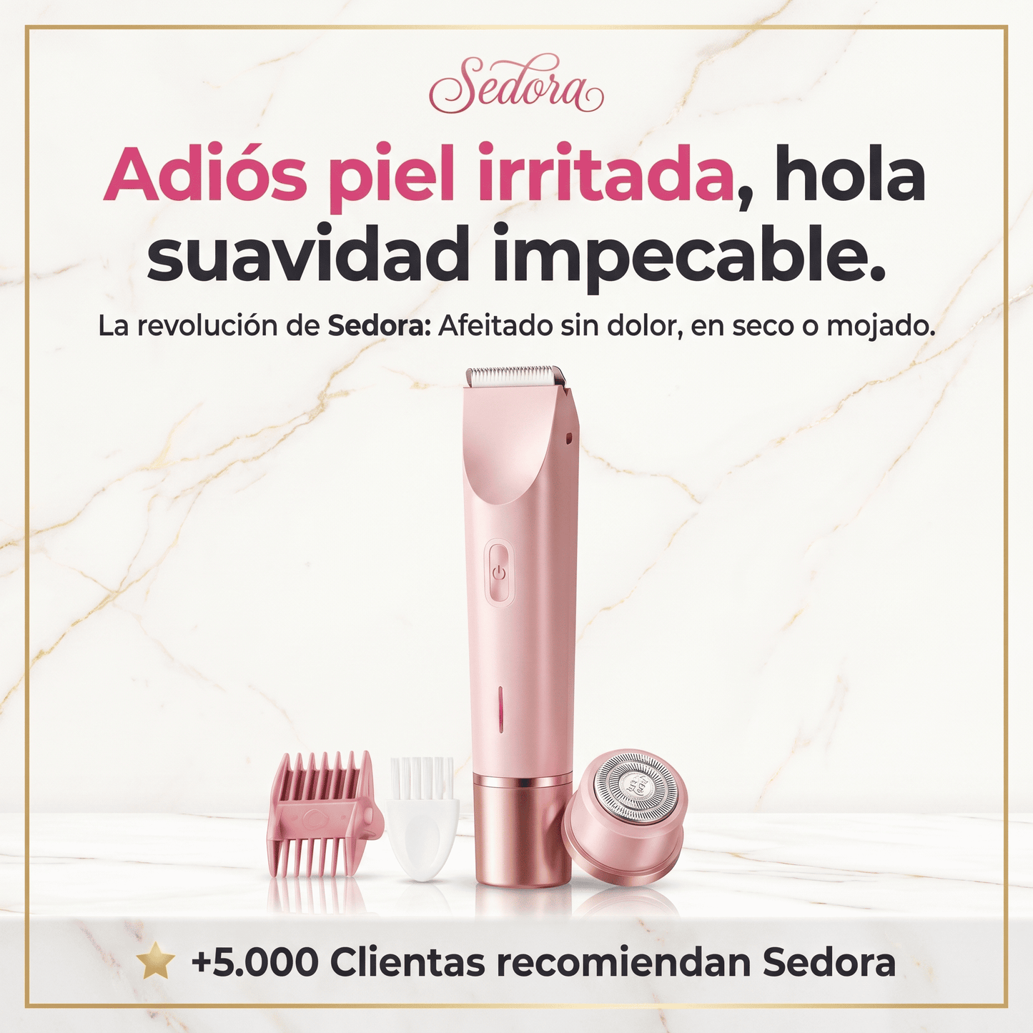 Sedora™ Depiladora femenina 2 en 1 Impermeable