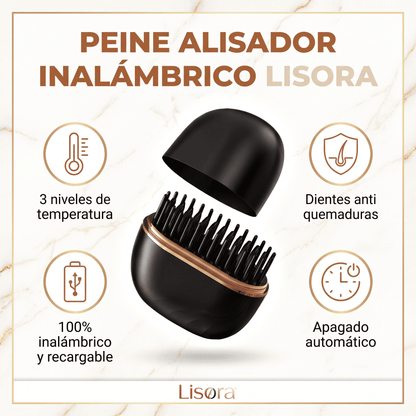 Lisora™ Peine Compacto Digital Alisador