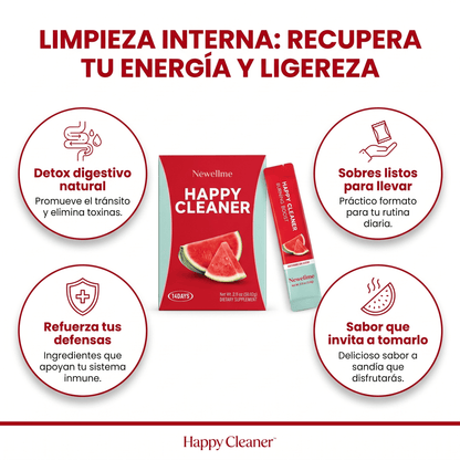 Happy Cleaner™ Salud Intestinal y Bienestar Digestivo