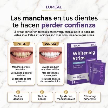Lumeal™ Tiras blanqueadoras dentales