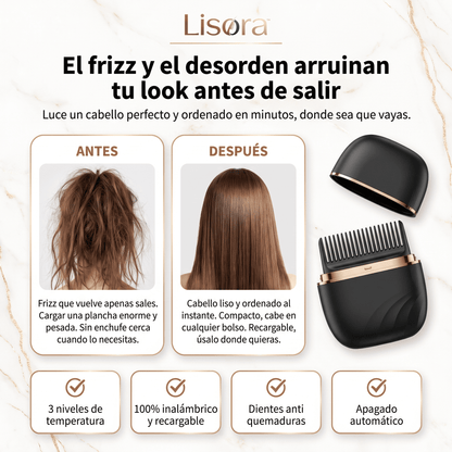 Lisora™ Peine Compacto Digital Alisador