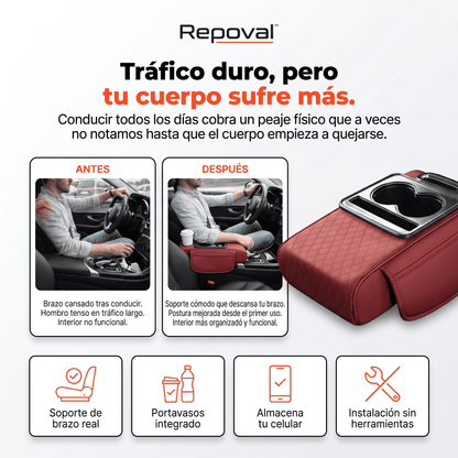 Repoval™ Apoyabrazos Universal para Auto