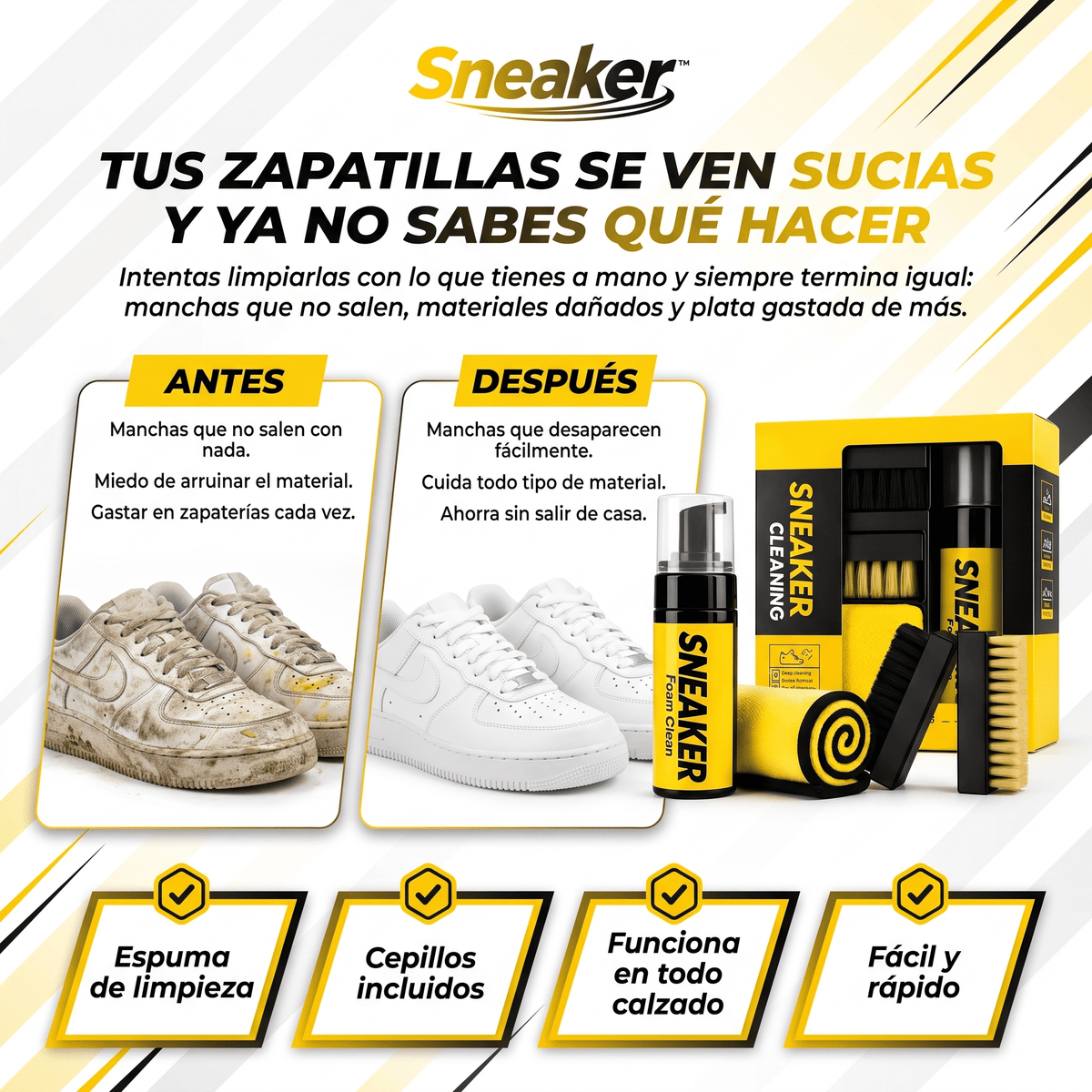 Sneaker™ Kit de Limpieza Profunda
