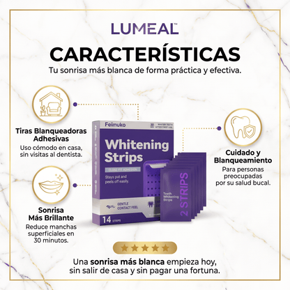 Lumeal™ Tiras blanqueadoras dentales