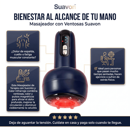 Suavon™ Masajeador de Terapia con Succión,Reductor Celulitis
