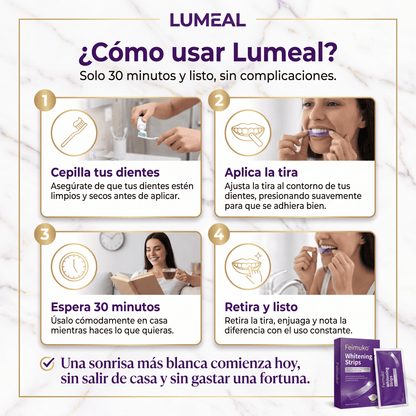 Lumeal™ Tiras blanqueadoras dentales