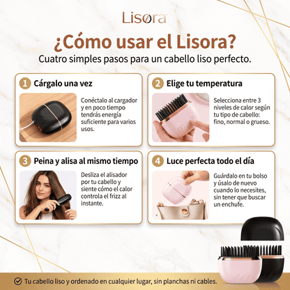 Lisora™ Peine Compacto Digital Alisador
