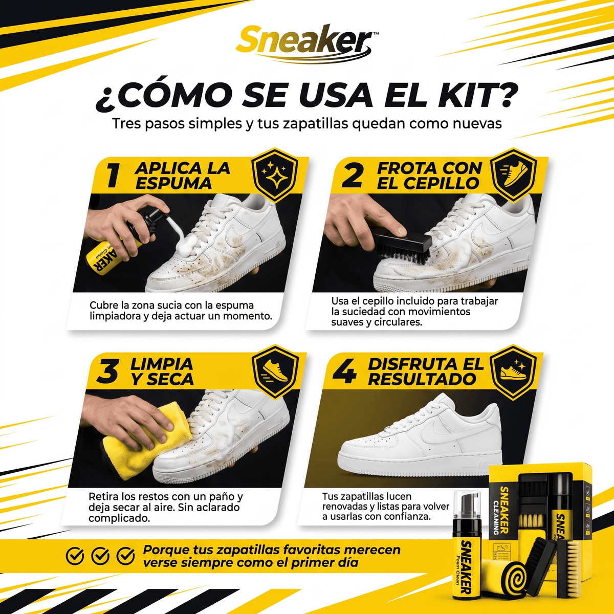 Sneaker™ Kit de Limpieza Profunda