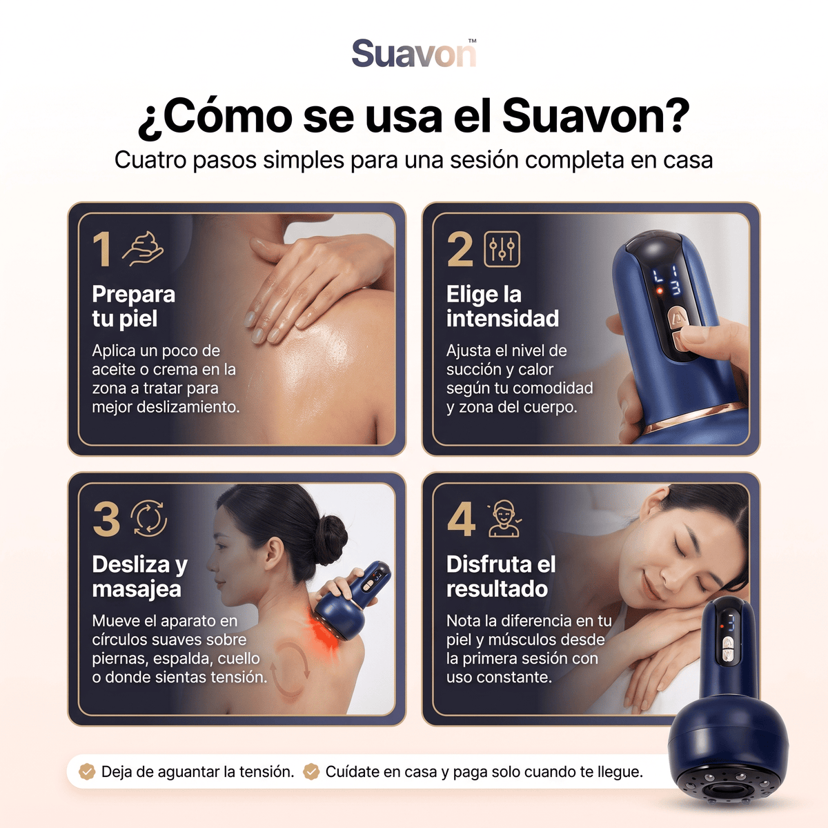 Suavon™ Masajeador de Terapia con Succión,Reductor Celulitis
