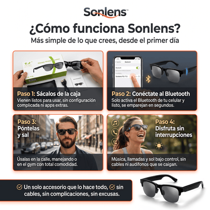 Sonlens™ Lentes Inteligentes Inalambricos Touch