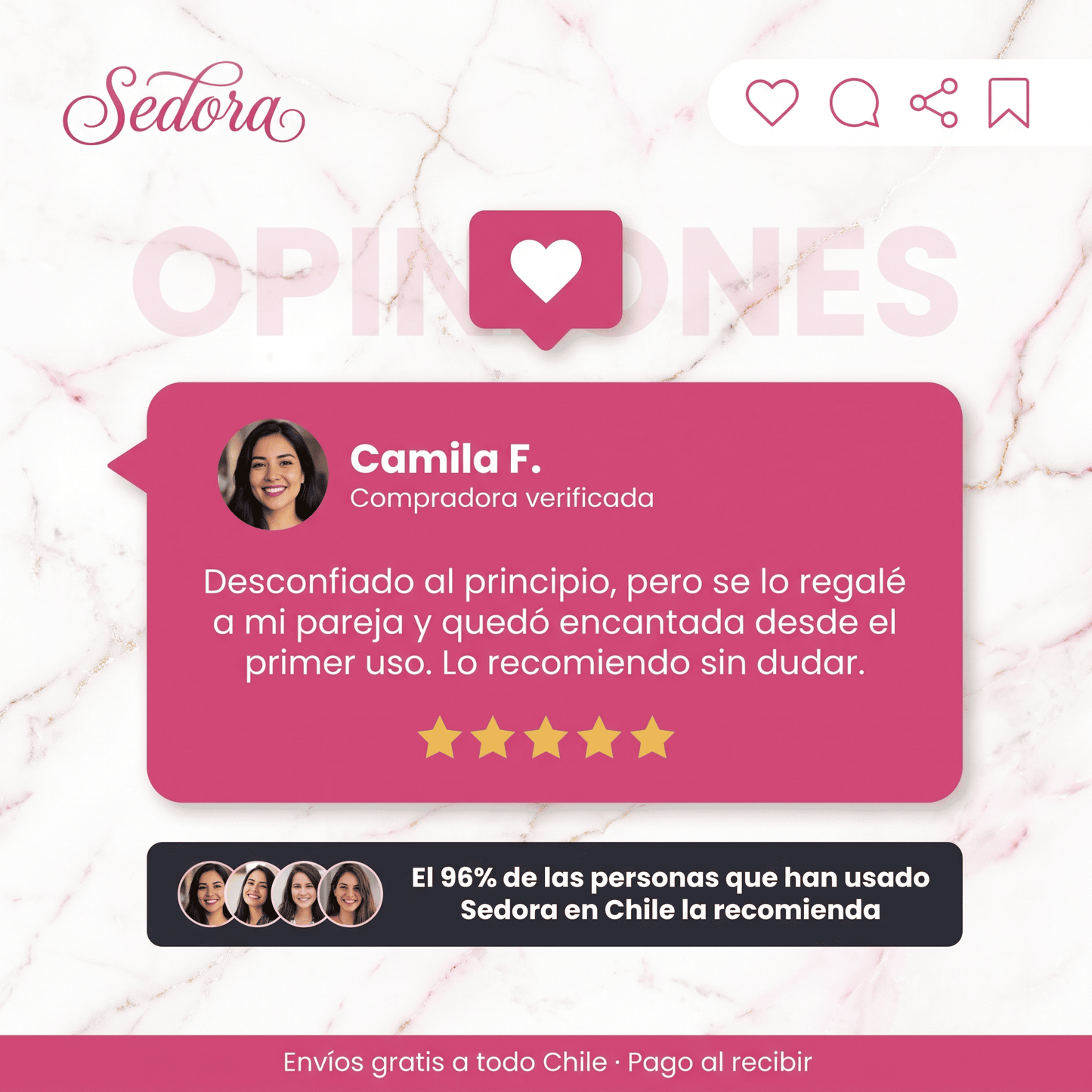 Sedora™ Depiladora femenina 2 en 1 Impermeable